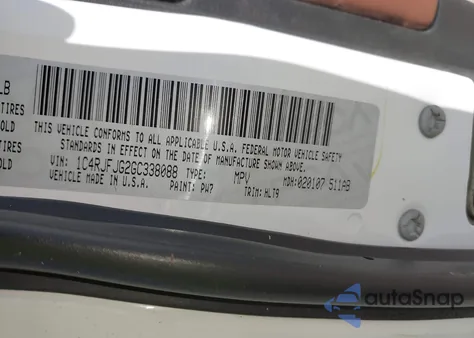 2016 Jeep Grand Cherokee Summit z USA, uszkodzony, nr VIN 1C4RJFJG2GC338088